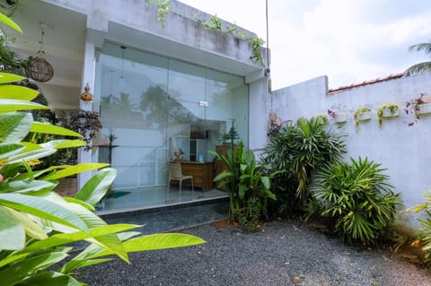 Property building, Garden view
