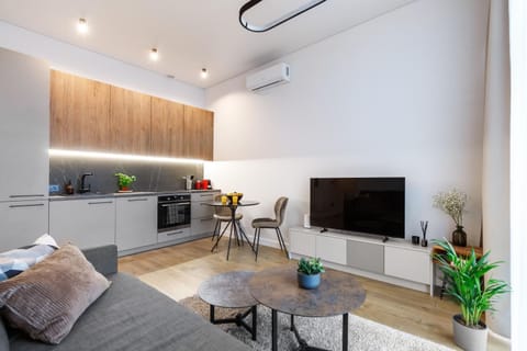 TV and multimedia, Kitchen or kitchenette, Living room, Dining area, air conditioner