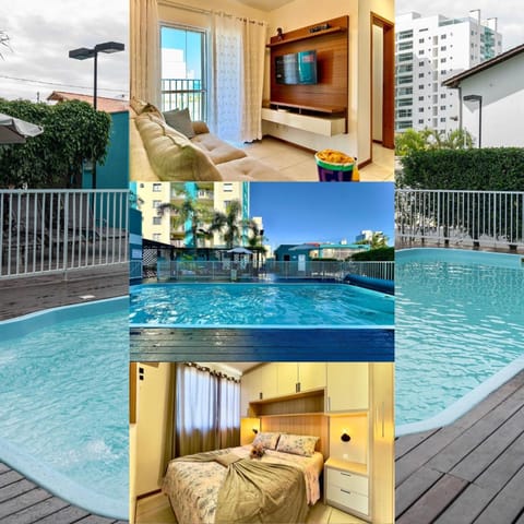 Bed, Living room, Bedroom, Pool view, Swimming pool