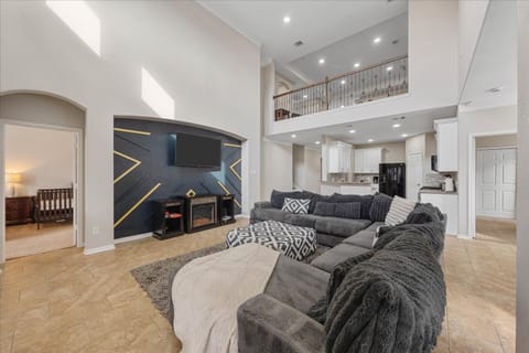 HTown Getaway Air Hockey Gym Yard BBQ Swing Set House in Addicks