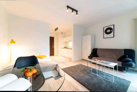 Bed, TV and multimedia, Kitchen or kitchenette, Living room, Photo of the whole room, Seating area, wardrobe