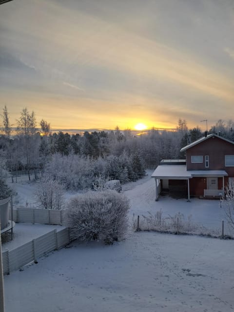 Natural landscape, Winter, Sunset