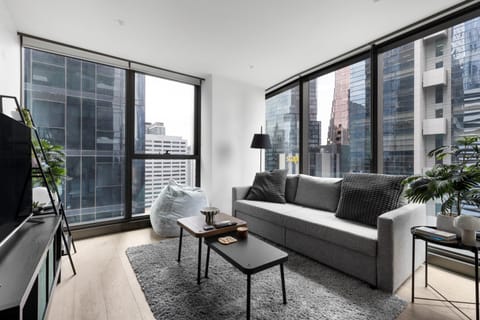 Living room, City view