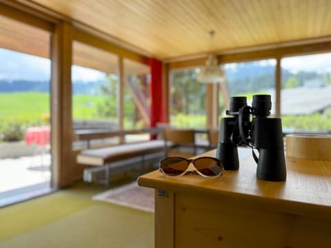 View (from property/room), Balcony/Terrace, Photo of the whole room, Dining area, Mountain view