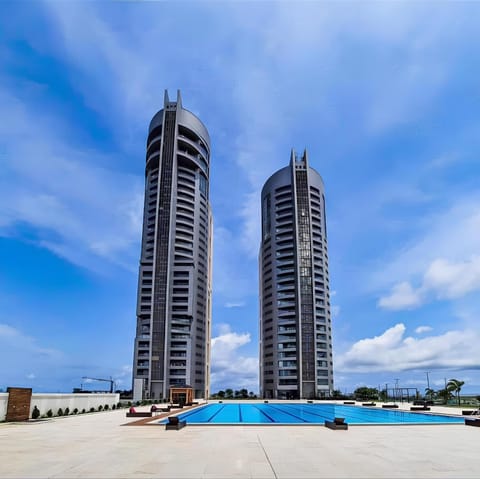 Property building, Pool view, Swimming pool