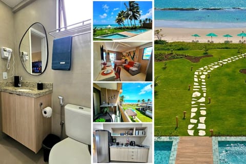 Bathroom, Kitchen or kitchenette, Pool view, Swimming pool