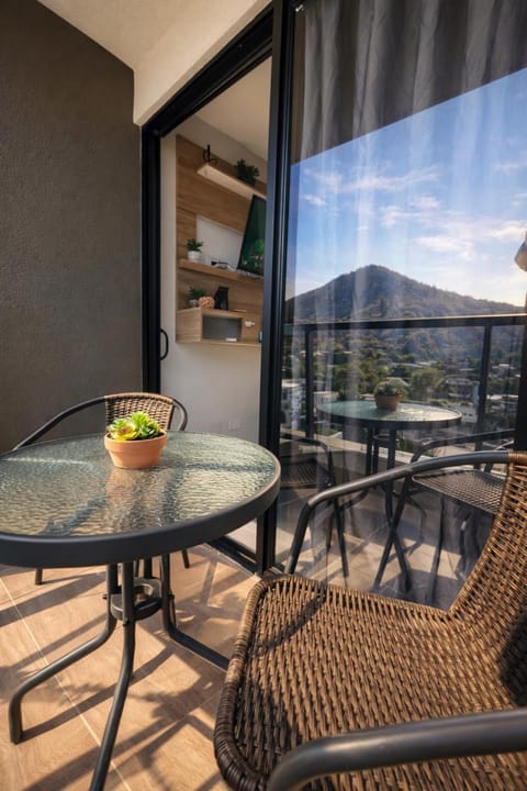 Day, Natural landscape, View (from property/room), Balcony/Terrace, Mountain view