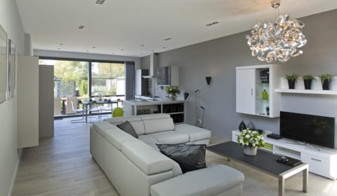 TV and multimedia, Living room, Photo of the whole room, Seating area