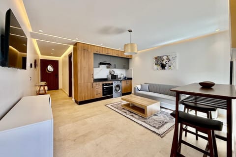 TV and multimedia, Kitchen or kitchenette, Living room, Seating area, Dining area, oven, stove