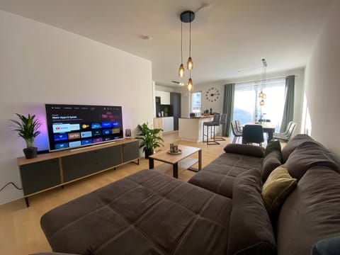 TV and multimedia, Kitchen or kitchenette, Living room, Seating area, Evening entertainment, Food, heating, kitchen, air conditioner