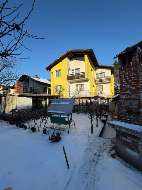 Property building, Day, Winter, Garden