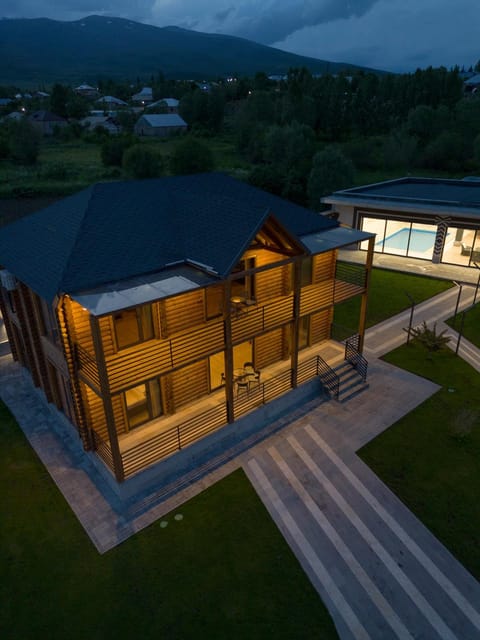 Property building, Night, Neighbourhood, Natural landscape, Mountain view
