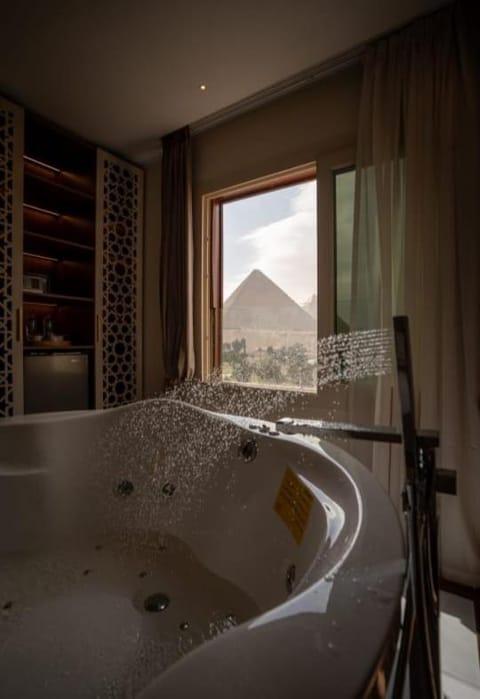 Natural landscape, Hot Tub, Bathroom, Mountain view, Bath