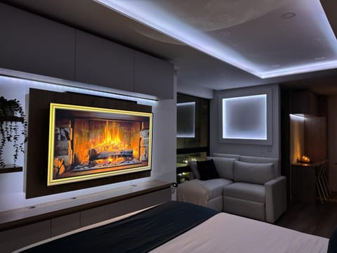 Communal lounge/ TV room, TV and multimedia, Photo of the whole room, Seating area, Bedroom