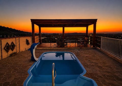 Patio, View (from property/room), Balcony/Terrace, Pool view, Swimming pool, Sunset