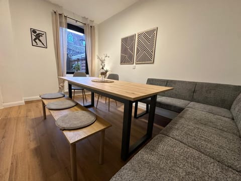 Living room, Seating area, Dining area