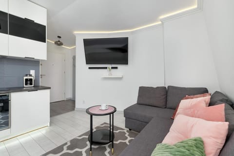 Kitchen or kitchenette, Living room, Seating area