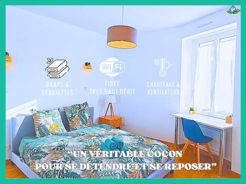 Bed, Property logo or sign, Photo of the whole room, Bedroom, heating