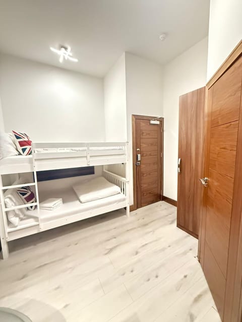 Bed, Bedroom, bunk bed, wardrobe