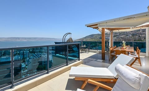 Day, View (from property/room), Balcony/Terrace, Sea view, sunbed