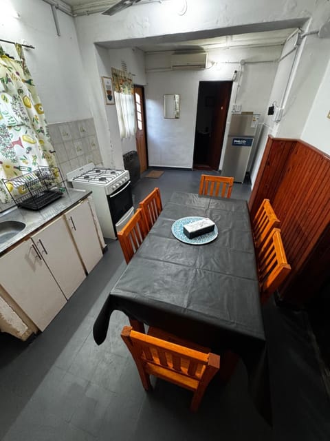 Kitchen or kitchenette, Dining area, oven, air conditioner