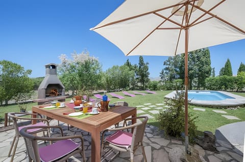 Property building, Living room, Swimming pool