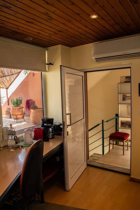 Endless Blue Rooftop House in Rethymno