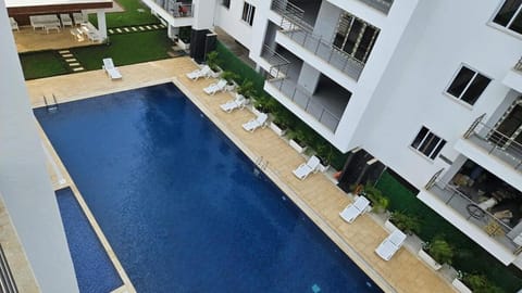Property building, Pool view, Swimming pool