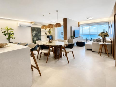 Living room, Seating area, Sea view