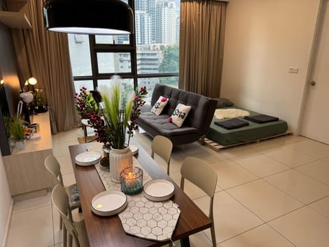 Living room, Seating area, Dining area