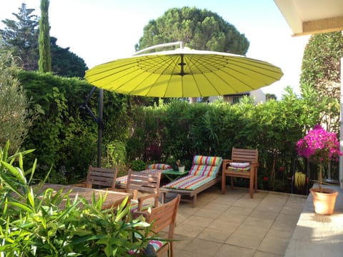 Patio, Garden, Garden view, sunbed