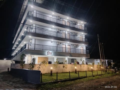 Property building, Night, Street view, Parking