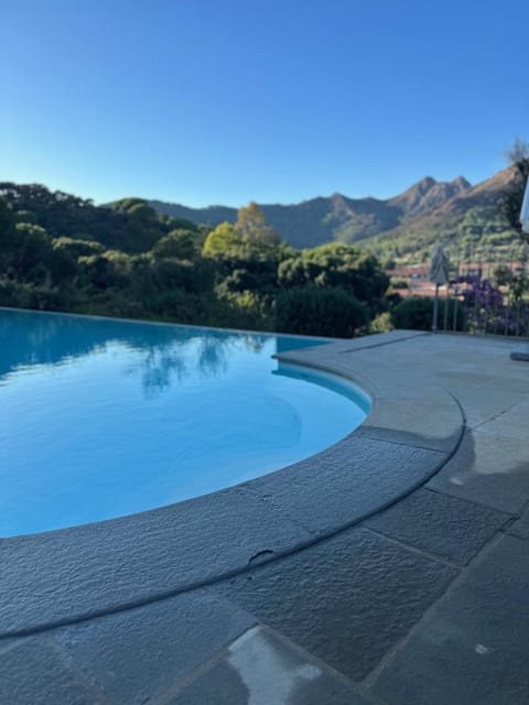 Nearby landmark, Natural landscape, Pool view, Swimming pool