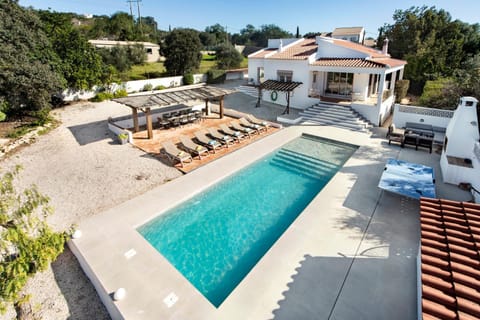 Property building, Living room, Swimming pool