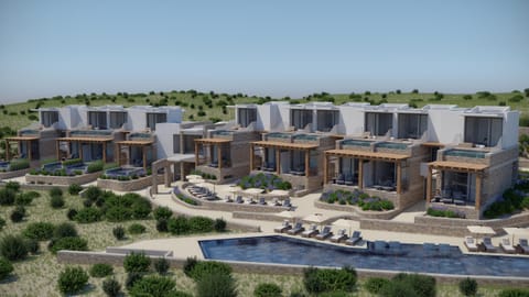 Property building, Day, Pool view, Swimming pool, sunbed