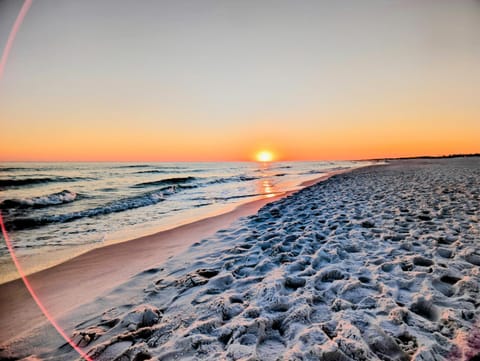 Natural landscape, Beach, Sea view, Sunset