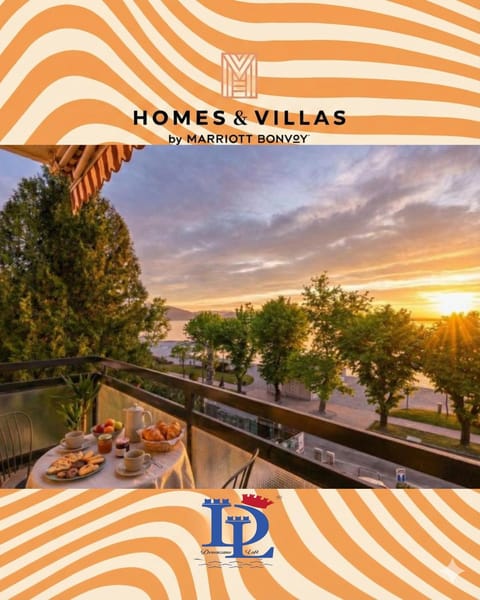 Property building, Property logo or sign, View (from property/room), Balcony/Terrace, Logo/Certificate/Sign, Lake view, Certificate/Award