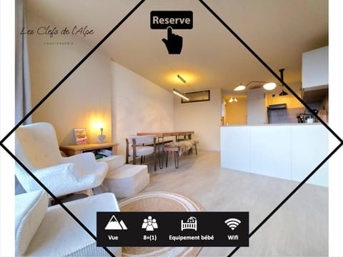 La vue de l'Alpe ! T4 rénové spacieux & chaleureux Apartment in Huez