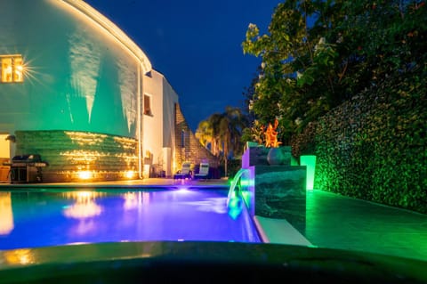 Night, Swimming pool