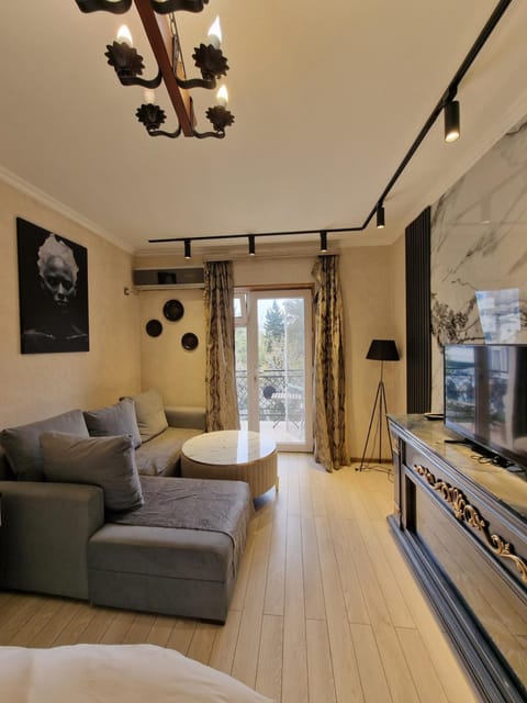 Communal lounge/ TV room, TV and multimedia, Kitchen or kitchenette, Living room, Seating area, Evening entertainment