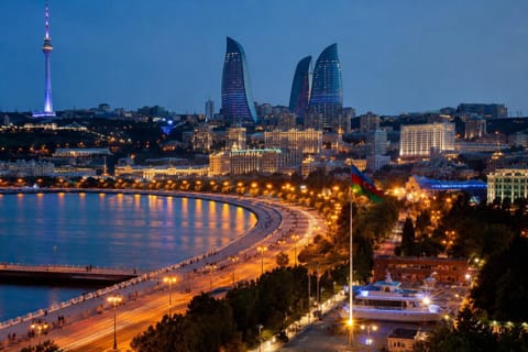 Property building, Nearby landmark, Off site, Night, Natural landscape, Bird's eye view, Beach, City view, Sea view