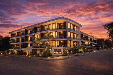 Property building, Sunset