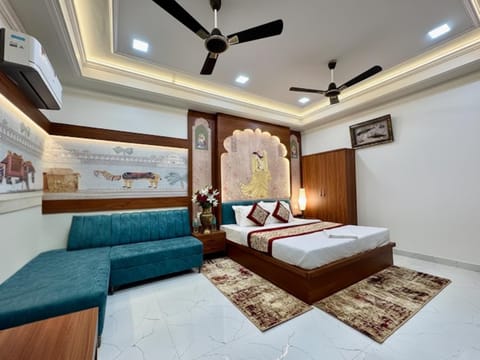 Bed, Bedroom, air conditioner