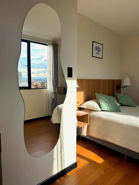 Property building, Bed, Living room, Seating area, Bedroom