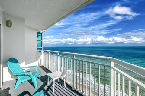 Day, Natural landscape, View (from property/room), Balcony/Terrace, Seating area, Beach, Sea view