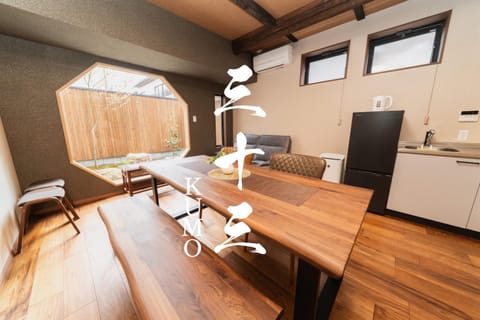 Kitchen or kitchenette, Living room, Dining area