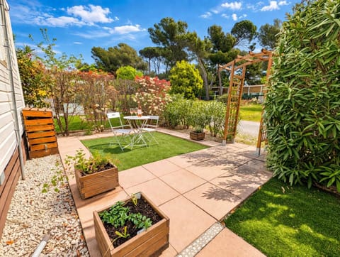 Spring, Day, Garden, Garden view, furniture