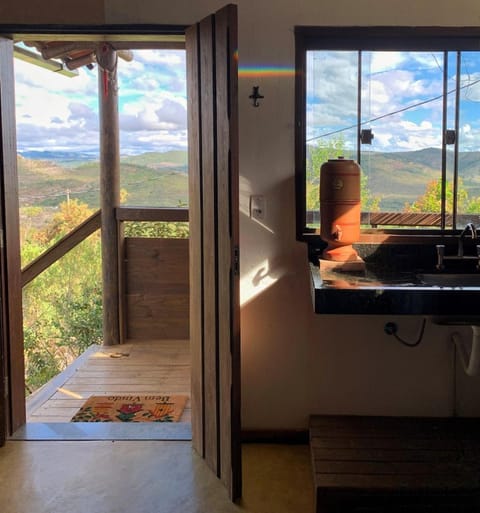 Kitchen or kitchenette, Dining area, Mountain view