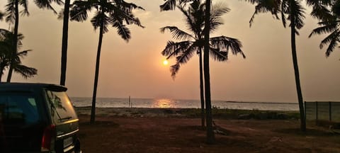 Natural landscape, Sea view, Sunset