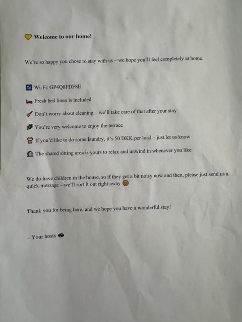 Hyggeligt Værelse med fælles opholdsrum og toilet Vacation rental in Region of Southern Denmark
